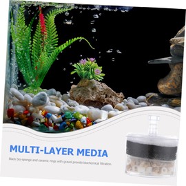 CIYODO Fish Tank Clean Aquarium Corner Filters Filter Pump Sponge Low Noise Energy Efficient for Nano Tank