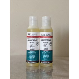 Plantlife Lot of 2 PlantLife Homeopathic Arnica Relief Oil - 4 oz