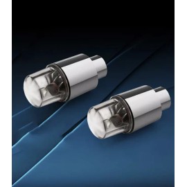 Unbranded LED Green Lights Flashing 2X Tire Wheels Valve Stem Caps Motorcycle Car Bicycle