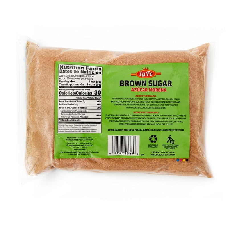 La Fe Brown Sugar 4LB - Azucar Morena - Brown
