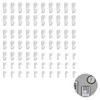 Non-Trace Picture Hooks Kit for Hard Walls, 70 Pcs Assorted