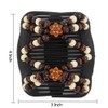 Yeshan Magic Hair Side Combs for Women Wood Beaded Stretch