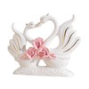 MYCENSE Swan Figurines Animal Table Decoration Collection Centerpiece Craft Ceramic