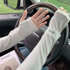 Women's Summer Ice Silk Golf Arm Sleeves - UV Protection Size/Ice Sleeve + Black 15ea