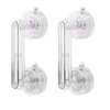 Transparent Non-Piercing Suction Grab Bar Heavy-Duty Waterproof Safety Handle for