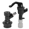 Beer Dispenser Plastic Black Portable Beer Tap Faucet for Outdoor