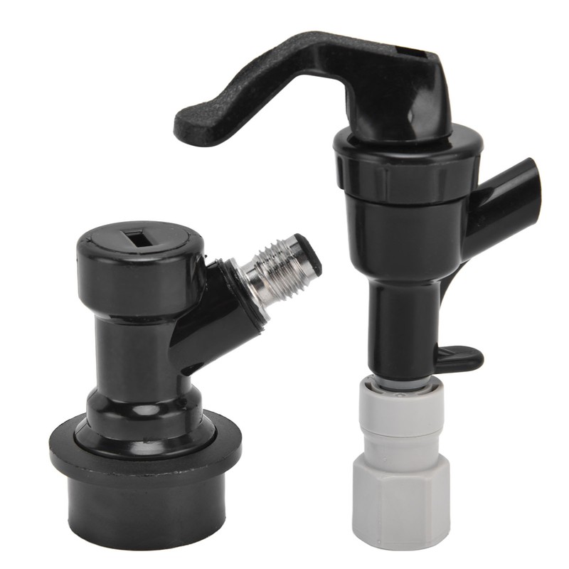 Beer Dispenser Plastic Black Portable Beer Tap Faucet for Outdoor