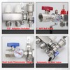 Antrader Radiant Heat Manifold 5 Loop,Radiant Heat PEX Manifold PEX
