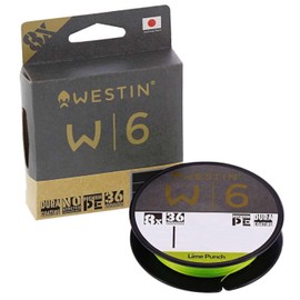 Westin W6 8 Braid Lime Punch - 135 m Braided Cord Diameter / Load Capacity 0.33 mm / 24.9 kg