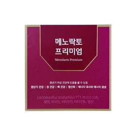 Huons Eluvi Menolacto Premium Menopausal Probiotics 450mg x 30 Capsules 1 Box / 휴온스 엘루비 메노락토 프리미엄 갱년기 유산균 450mg x 30캡슐 1박스