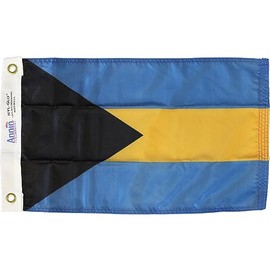 Bahamas - 12 in x 18 in Nylon World Flag