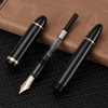 Jinhao X159 Fountain Pen #8 Medium Nib Black with Gold