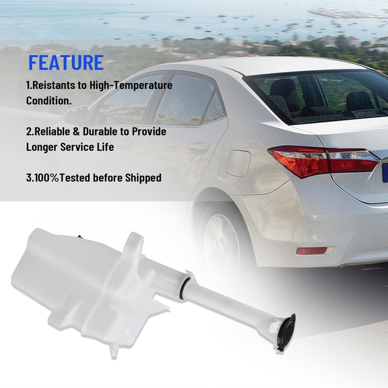 Windshield Washer Reservoir Tank with Pump for Toyota Corolla 2014-2019