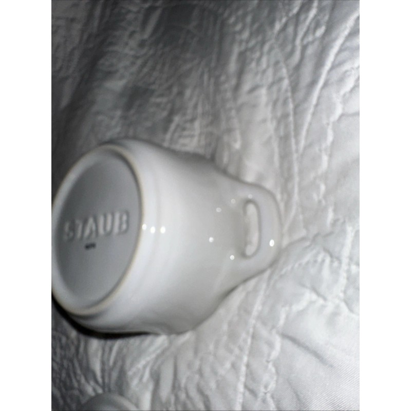 Staub New STAUB Mini La Cocotte White Ceramic Casserole Dish
