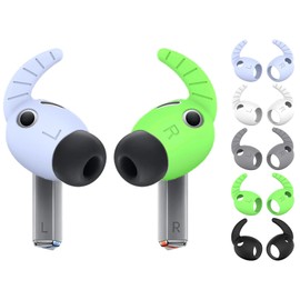 IiEXCEL 5 Pairs Galaxy Buds 3 Pro Ear Hooks Wingtip, Replacement Silicone Wings Sport Earhooks Ergonomic Design Wing Tips Holder Non-Slip Anti-Slip Comfortable Accessories for Galaxy Buds 3 Pro