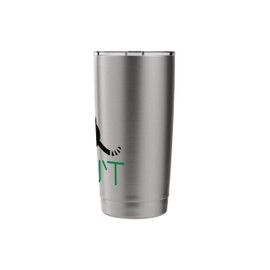 Modern Minimal New Gadsden Snake Flag Minimalist Design Stainless Steel Insulated Tumbler