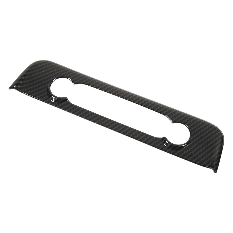 Multimedia Control Knob Cover Trims Carbon Fiber Style Replacement for