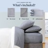 LuxClub 6 PC King Size Sheet Set Bamboo Sheets Deep