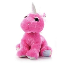 The Petting Zoo Unicorn Stuffed Animal, Unicorn Gifts for Girls, Lashz Unicorn Plush Toy, Pink 10 in