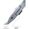 Cutters – Tronex Angulated 50° Head, Flush Edges (Standard Handle)