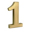 2-Inch Brass Mailbox Numbers – Pick Your Numbers - Numbering