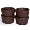 YXHUPOT 4pcs/Set Teacups Chinese Clay Zini Zisha Cup Kung Fu