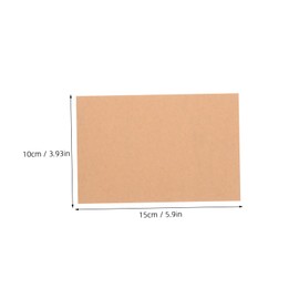 Operitacx 100 Pcs Blank Card Post Cards Blank Greeting Cards Thank You Cards Wedding Poster Index Cards Postcard Card Stock Printer White Card Envelopes Business Cards Paper Jam Khaki