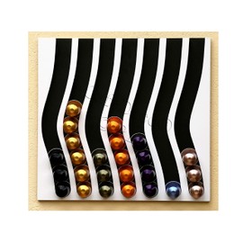 Nespresso Capsule Holder, Coffee Capsule Stand (black and white)