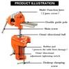 MAXMAN Clamp Bench Vise with Post Universal, Woodworking Vise, 360°