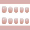 ncip01 False Nail Tip, Short Nail, Nail Tip, Cute, Plain,