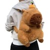 Mochila Capibara cute kawaii, Mochila escolar bolso de kapibara, peluche