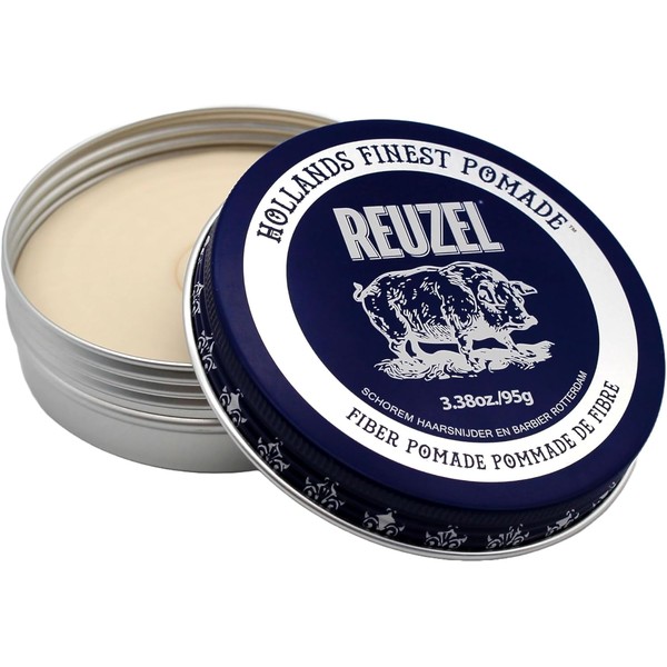 Reuzel Fiber Pomade, Low Shine Firm Holding Texurised Fuller Look,