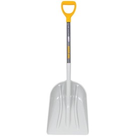 True Temper 2604300 Poly Scoop with Hardwood Handle & D-Grip