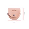 Bacher Leather Pouch for Sharpening Puck Stone - Sheath for