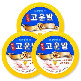 Wellbeing Health Luxury Gounbal Cream Yellow 110g, 3 pieces, 1 piece, WHB Gounbal Red 100gX3 / 웰빙헬스 명품 고운발 크림 노랑 110g, 3개, 1개입, WHB 고운발 빨강 100gX3