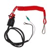 Outboard Engine Kill Switch ABS Waterproof Telescopic 75mm Marine Motor