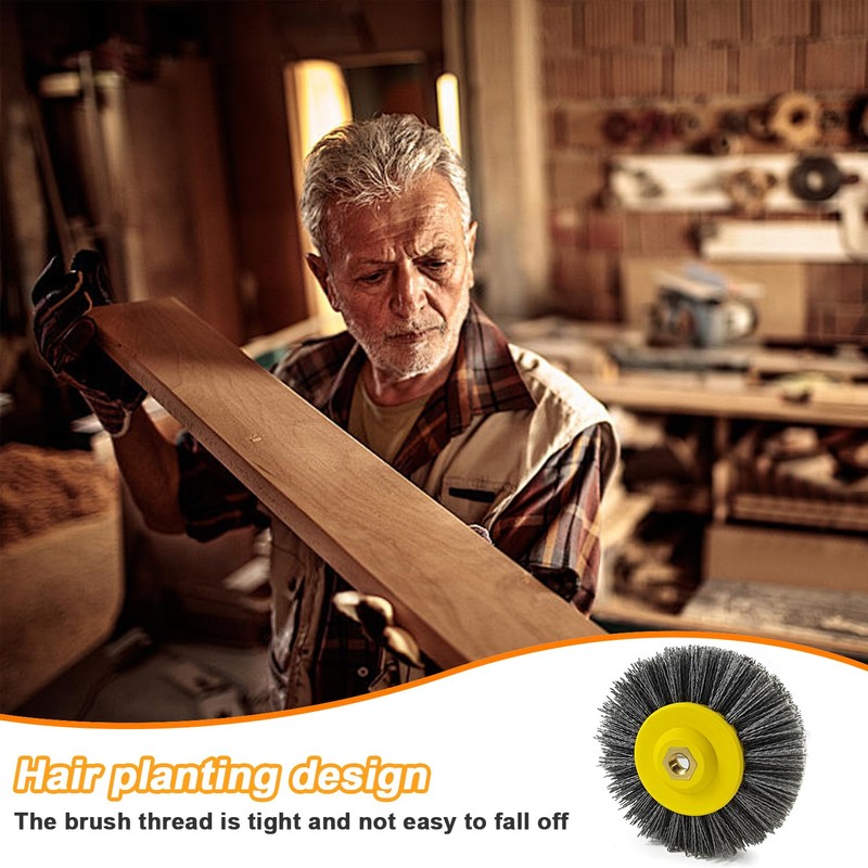 Durable M14 Nut Wire Brush, Efficient Grinding and Polishing Tool,