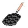 Cunyuer 14 Holes Takoyaki Pan Nonstick Cast Iron Octopus Meat