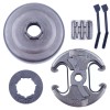 Adefol 3/8" Clutch Drum Rim Sprocket Kit For Husqvarna 455
