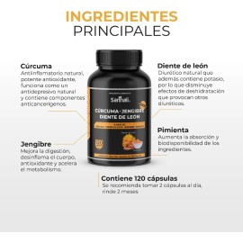 Sannali | Cúrcuma, Jengibre, Diente De León Y Pimienta Negra Sabor Sin sabor