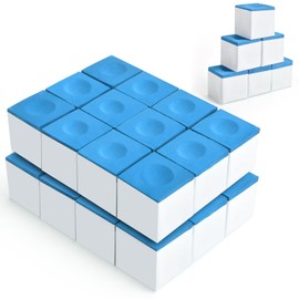 Billiard Cue Chalk Pool Chalk Cubes Billiard Chalk Pool Table Chalk Billiard Pool Table Accessories for Games Tournaments Home and Sports Hobbies (24Pcs)