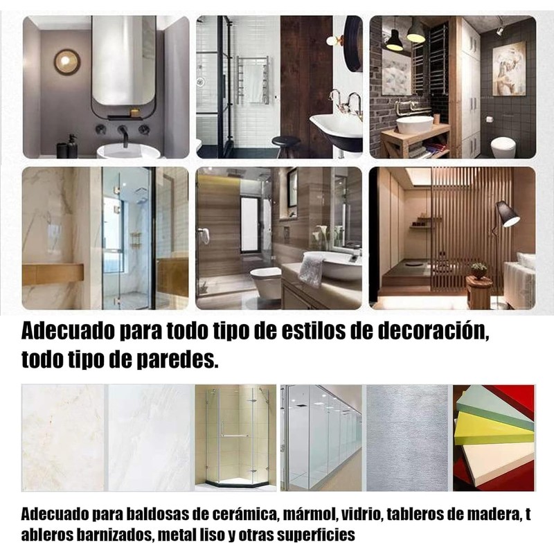 Porta Rollos de Cocina de Acero Inoxidable 304 Sin Perforar