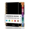 Address Book with Alphabetical Tabs, A5 Hardcover Telephone & Address