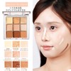 LEEINTO【2025年春夏の最新】9色コンシーラーパレット 遮瑕膏 人気 クマ消し 高カバー 保湿 メイク初心者 自然 シミ隠し クリーム