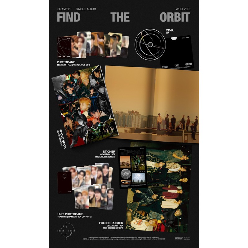 CRAVITY Single Album [FIND THE ORBIT]（韓国盤）