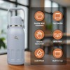 Insulated Water Bottle with Handle and Strap,Vacuum Travel Tumbler with