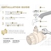 MIDLINE VALVE Replacement Lever Handle for MIDLINE VALVE 610 Series