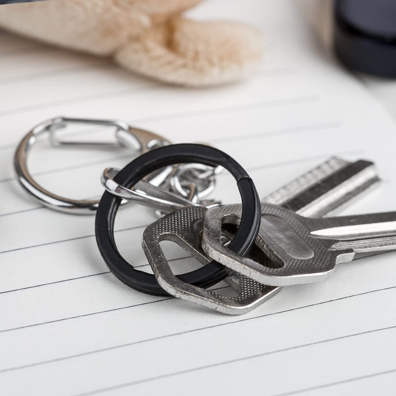 TI-MULTI (Ti) Titanium Black Key Holder Ring Lightweight Outer 0.8