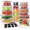 40 PCS Food Storage Containers with Lids Airtight (20 Containers