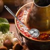 Kichvoe Stainless Steel Slotted Cooking Spoon - 2-in-1 Oil Strainer